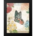 thumbnail image 2 of Villa, Milli 19x24 Black Modern Framed Museum Art Print Titled - Butterfly Flowers 2, 2 of 5