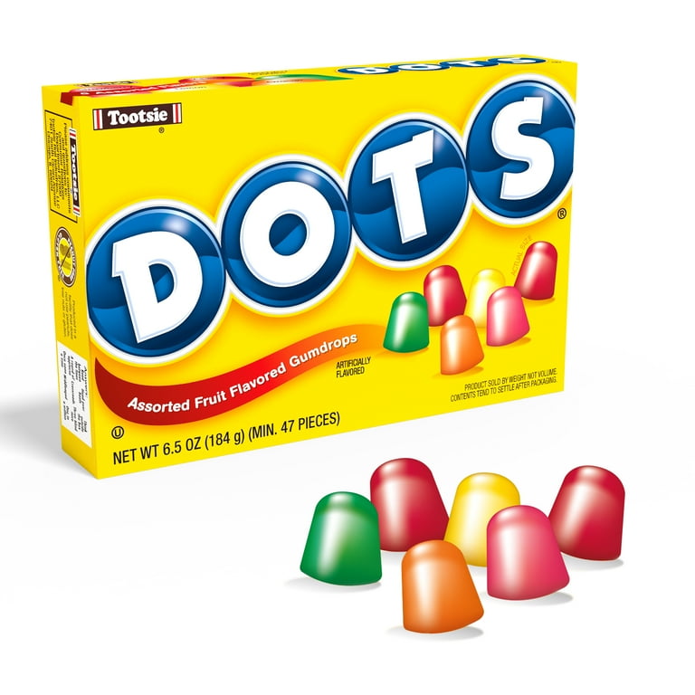 Dots Fruit Flavored Gumdrops 6.5 oz Assorted Flavors - Walmart.com