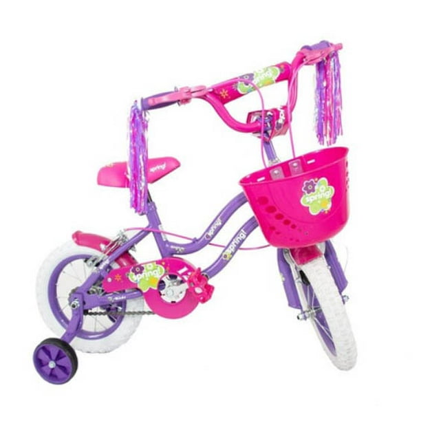 Bicicleta R12 Unibike Spring Rosa/Morado