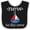 Black and White, variant on Inktastic Baby Boy New to the Crew Sailboat Boys or Girls Baby Bib