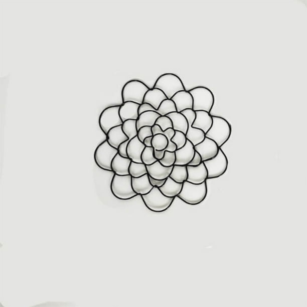 Arreglo Floral Moderno con Diseño de Hierro y Laca para Hornear. Dispositivo Auxiliar para Arreglos Florales con Diseño de Hierro.