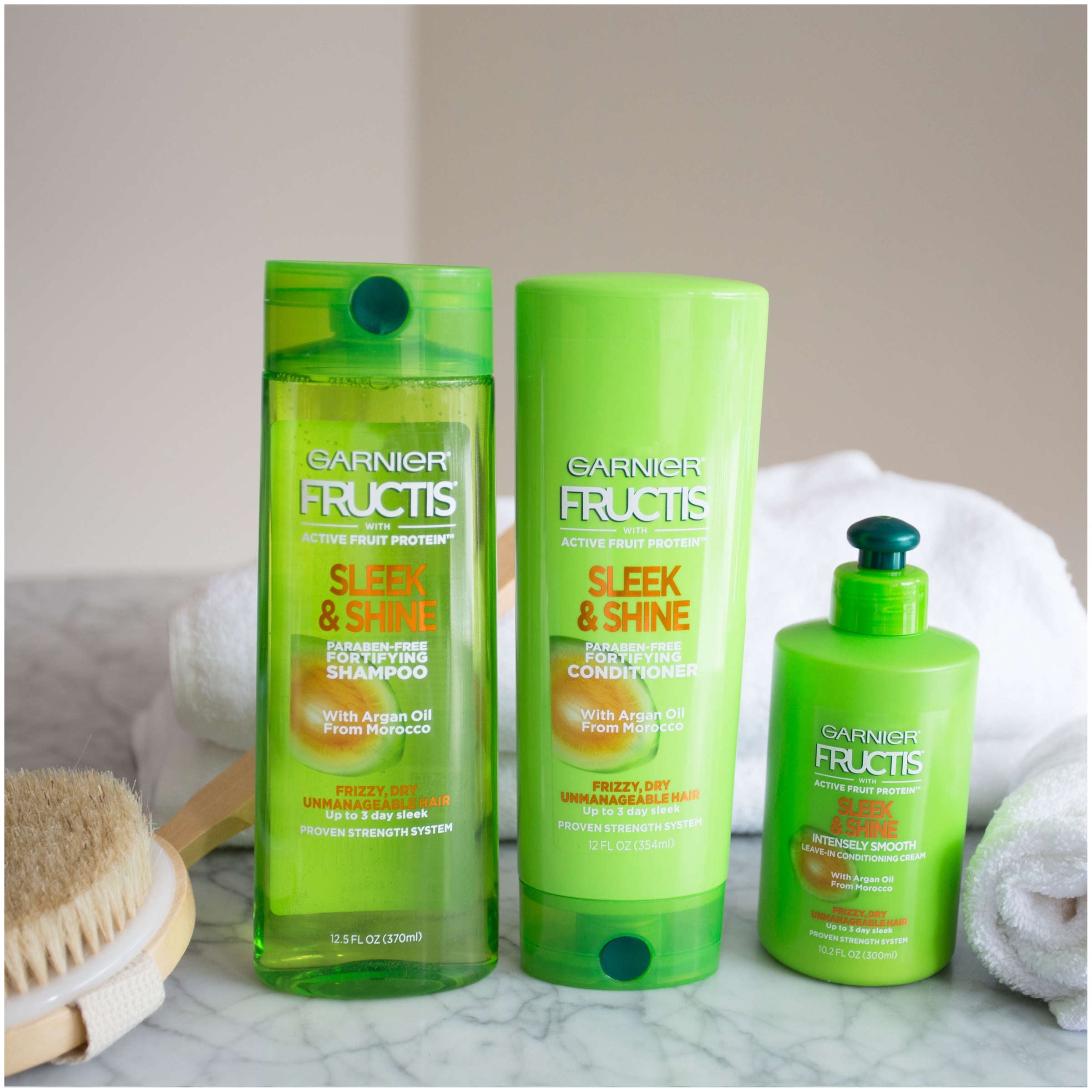 garnier fructis sleek and shine leave in conditioner