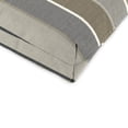 thumbnail image 4 of Jordan Manufacturing Sunbrella 44" x 22" Milano Char Gray Stripe Rectangular Outdoor Chair Cushion with Ties and Hanger Loop, 4 of 12