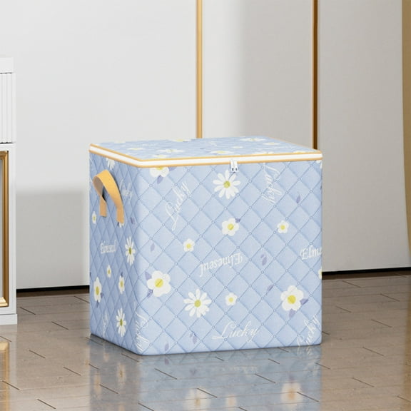 Boovnll Clothes Storage Bins with Lids, 100L Extra Large Capacity Storage Bags with Reinforced Handles & Zipper for Bedroom Comforters, Blankets, Clothes Organizer, Storage and Organization