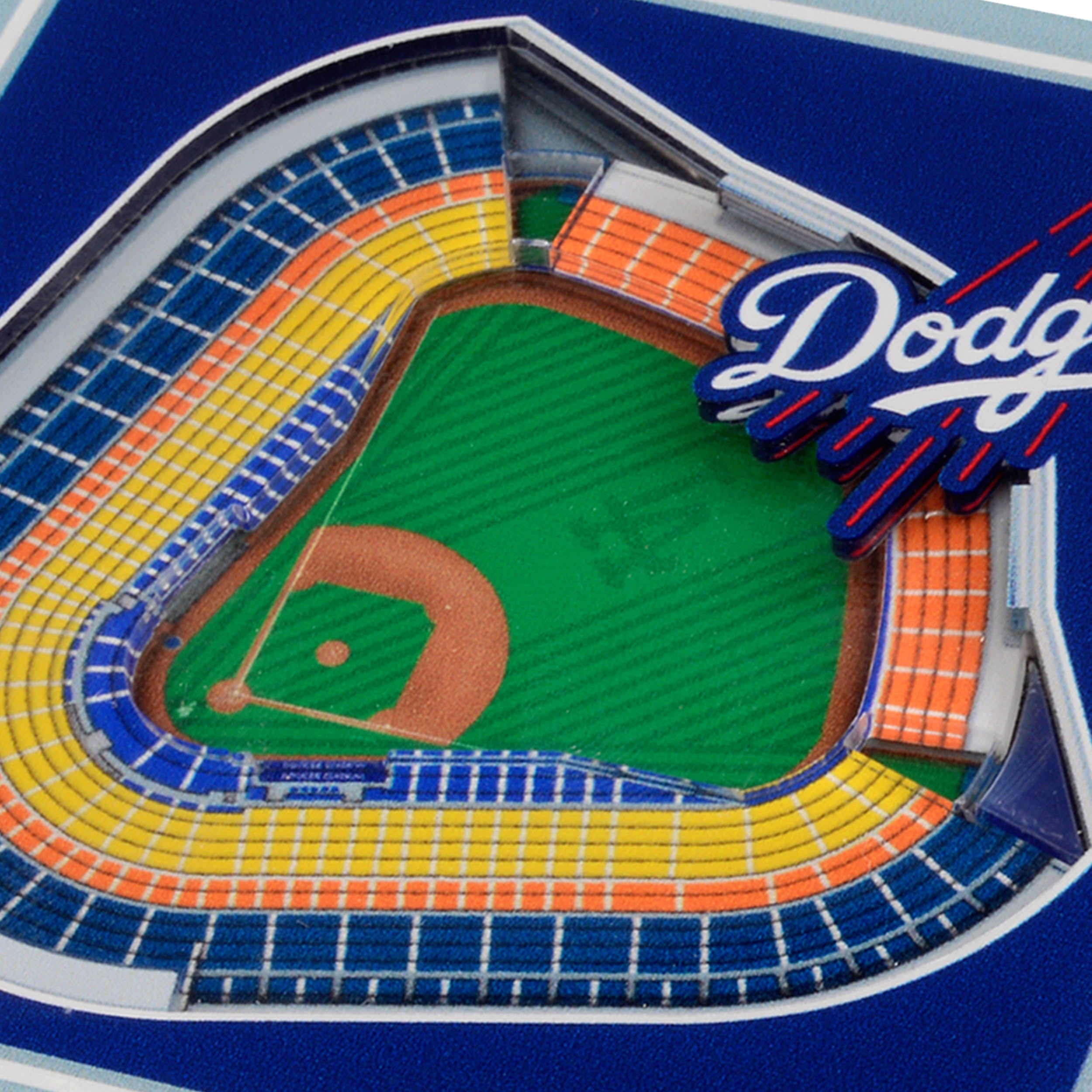 YouTheFan MLB Los Angeles Dodgers Stadiumview Cribbage