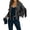Dark Grey, variant on Women's Fashion Notched Collar Open-Front Fringed Performance Moto Faux Suede Leather Crop Jacket Coat