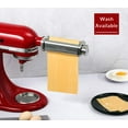 thumbnail image 5 of Accessoire de Feuille pour Rouleau à Pâtes pour Batteur sur Socle kitchenaid, Accessoire de Machine à Pâtes en Acier Inoxydable, 5 of 5