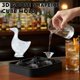 thumbnail image 3 of Molde for cubitos de hielo de ganso 3D con embudo - Bandeja de cubitos de hielo de silicona for whisky, cócteles, bourbon y brandy - Formas divertidas y lindos regalos for hombres y mujeres, 3 of 3
