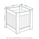 thumbnail image 3 of Maceta Furinno G16450 Tioman de madera dura 39x45x39 cm, 3 of 7