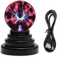 thumbnail image 1 of Butterfly Plasma Ball 3 Inch Magic Touch Sensitive USB Powered Glass Globe Nebula Static Electricity Sphere for Party/Bedroom/Decorations, 1 of 7