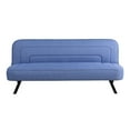 thumbnail image 4 of Serta Fletcher Modern Twin Futon, Blue Woven Fabric, 4 of 11