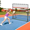 thumbnail image 3 of Pickleball Rebound Net for Dinks, Volleys, and Hits Training. Angle-Adjustable for Indoor/Outdoor Use. 2-in-1 Trainer for All Players., 3 of 7