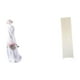 thumbnail image 1 of Figura de dama de con decoración nórdica moderna para sala de estar, con pantalla de lámpara de pie de papel y adorno para estantería, armar, 1 of 8