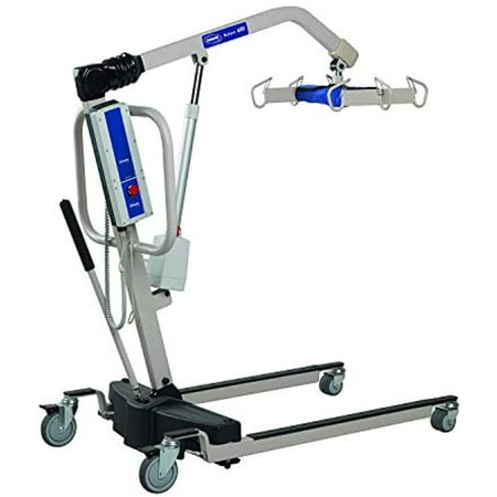 Invacare Reliant Heavy-Duty Battery-Powered Patient Lift with Manual Low Base, 600 lb. Weight Capacity, RPL600-1
