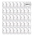 thumbnail image 2 of Mistaha 40 Pieces White Rubber DIY Plastic Buckles for Crafting and Accessories, 2 of 6