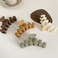 thumbnail image 3 of CSChome Pince à Cheveux en Plastique Croisée Pince à Cheveux Simple Couleur Unie Grande Queue de Cheval Pince à Cheveux Accessoires de Bain en Plastique, 3 of 6