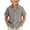 Grey, variant on GiLiling Boys Button Down Shirt Cotton Short Sleeve Shirt Solid Summer Beach Shirt with Pocket (Navy, 3-4 Years)