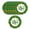 7in Plates, variant on St. Patrick's Day Clover Disposable Paper Cups, 24-Pack Shamrock & Leprechaun Design for Festive Drinks