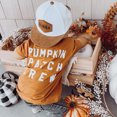 thumbnail image 4 of ZINTAOZT Kids Toddler Short Sleeve T-Shirt Pumpkin Patch Casual Pullover Boys Girl Thanksgaving Halloween Tee Tops 2-8T, 4 of 8