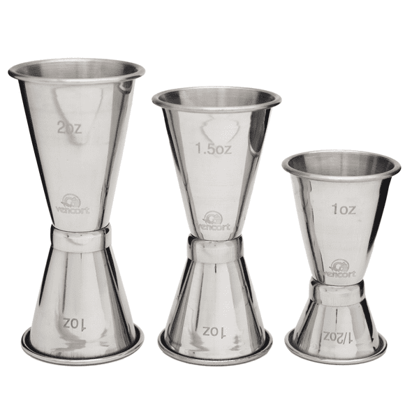 Set De 3 Jiggers De Acero Inoxidable Profesional Para Cocteles Vencort Set De 3 Jiggers/ De Acero Inoxidable Profesional/ Para Cocteles
