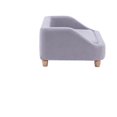 thumbnail image 6 of Critter Sitters 36 in. Microfiber Gray Rectangle Pet Bed for Medium-Sized Dogs, 6 of 9