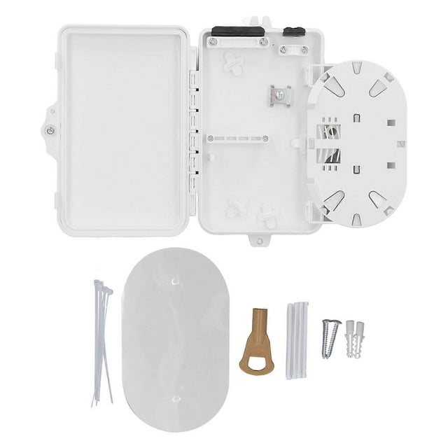 Fiber Distribution Box 4 Core IP65 Waterproof Wall Mount Fiber Optic Terminal Box for Indoor Outdoor