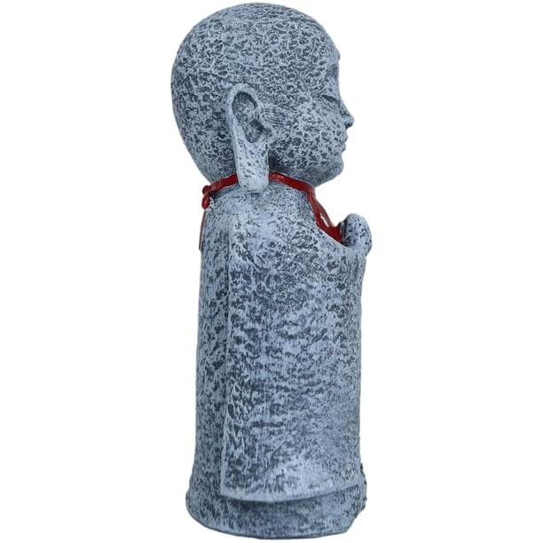 おしょう Feng Shui Zen Japanese Jizo Monk With Red Bib Buddha Ojizo Sama