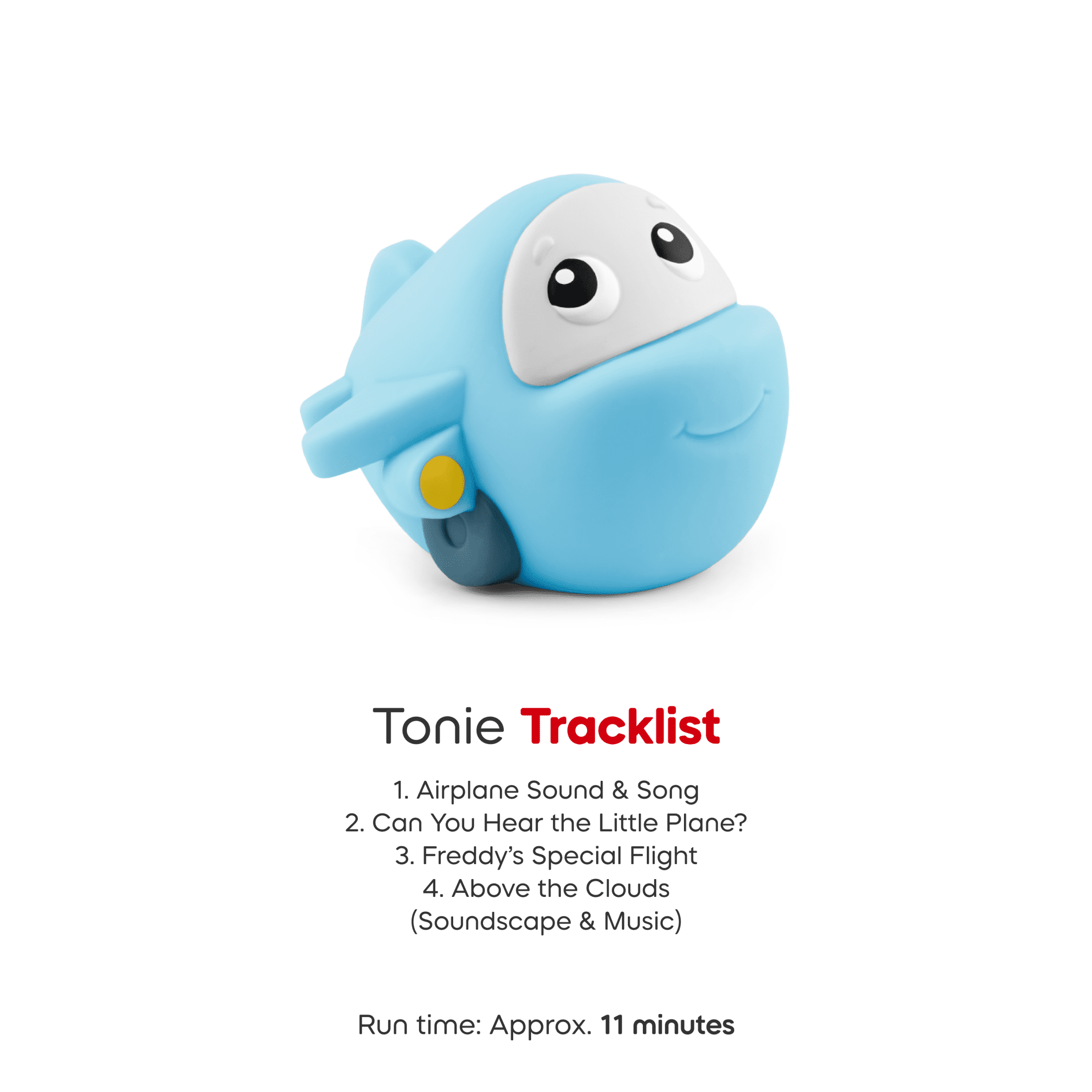 tonies My First Tonies: Transportation Set - Airplane, Ship and Train Soft and Squeezable Audio Toy Figurines, Age Group 1+