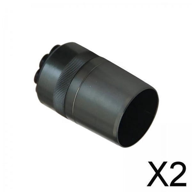 2x Tapa para Caña de Pescar con Orificio de Drenaje, Accesorios para Caña de Pescar, Cubierta Protectora de Aleación de Aluminio Ligera Y Duradera 2 piezas
