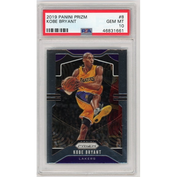 Kobe Bryant 2019 Panini Prizm Basketball Card #8 Graded PSA 10 GEM MINT