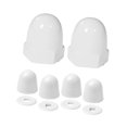 thumbnail image 2 of CoudarTitie Toilet Bolt Covers Easy Installation Decorative Practical Elegant Decoration Set White Set, 2 of 9