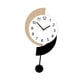 thumbnail image 4 of Reloj de pared Arte de pared Regalo elegante Moderno Simple Elegante Creativo Silencioso Decoración para Altura total 40 cm, 4 of 9