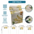 thumbnail image 6 of Spring Floral Table Runner 120 Inches, Watercolor Forsythia Flowers Hummingbirds Beige Bed Runner Dresser Scarves Tabletop for Indoor Outdoor Parties/Ceremony/Banquet, 13"x 120", 6 of 8