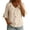 Khaki #1, variant on WULMLEO Womens Spring Tops Ruffle V Neck Blouse Summer Shirts for Women Casual Loose Fit Lightweight Design White M
