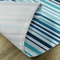 thumbnail image 5 of Ambesonne Nautical Place Mats Set of 4, Striped Pastel Toned, Standard Size, Sky and Dark Blue, 5 of 6