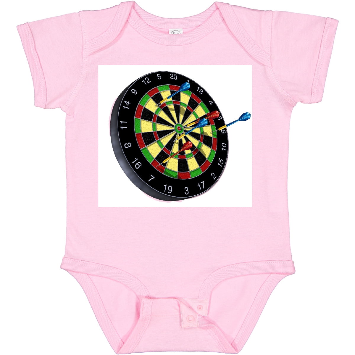 Inktastic Dart Board Boys or Girls Baby Bodysuit