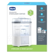 Chicco Advanced Electric Steam Sterilizer & Dryer for Baby Bottles, Pacifiers, Toys and More - White, New