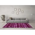 thumbnail image 3 of Ahgly Company Indoor Square Abstract Purple Modern Area Rugs, 8' Square, 3 of 4