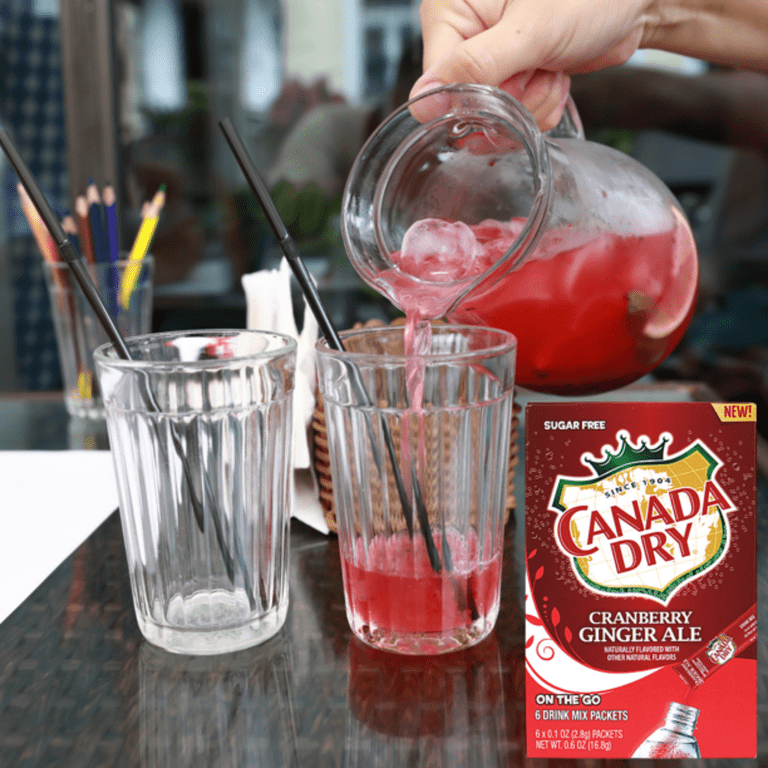 LLE Canada Dry Powder Drink Mix Cranberry Ginger Ale, 41 OFF
