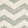 thumbnail image 6 of SAFAVIEH Chatham Jake Geometric Wool Area Rug, Grey/Ivory, 9' x 9' Round, 6 of 8