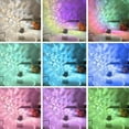 thumbnail image 4 of Velosphere Lamp 360° Rotating 3D Holographic Water Ripple Projector with 16 Color Night Light for Bedroom Bathroom Party (White), 4 of 7