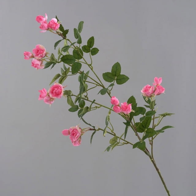 Ganfancp Flores Artificiales Rosas Pequeñas Largas Decoración de Salon Moderna Flores de Mesa Arreglos Florales Ramos de Flores Artificiales Ofertas y Liquidaciones 1* Rosa Pequeña Larga