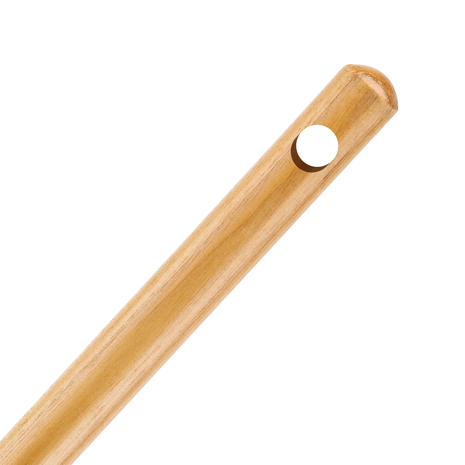 (2 pack) Libman Hardwood Broom Handle with Zinc Screw-In - 60 Inch Length, Brown Wood