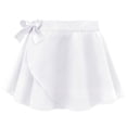 thumbnail image 4 of WRKEKC Girls Skater Skirt Chiffon Wrap Skirt with Bow Lightweight for Dance Practice and Casual Wear Girls 3-12 Years, 4 of 6