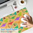 thumbnail image 4 of Long Mouse Pads for Desk,Colorful Cartoon Dinosaurs Volcanoes Desk Mats on Top Of Desks, Desk Mouse Pad Extra Large with 3mm Non-Slip Base and Stitched Edge for Gaming,Work,Home 31.5"x15.7", 4 of 5