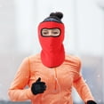 thumbnail image 1 of EARKITY Ski Mask, Winter Fleece Mask, Warm Mask, Winter Fleece Ski Mask for Women, Winter Riding Windproof Mask, Face Mask for Men and Women – Skiing, Snowboarding, Motorcycle, 1 of 5