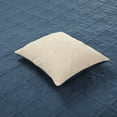thumbnail image 2 of Lanco All Season Beige Navy Reversible Quilt Set With 2 Pillow Shams , King Size Diamond Pattern Bedspreads & Coverlet, 2 of 7