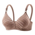 thumbnail image 2 of Women Wireless Front Closure Bra Full Support Non Padded Soft Breathable Comfort Bra for Everyday Wear and Sleep, 2 of 7