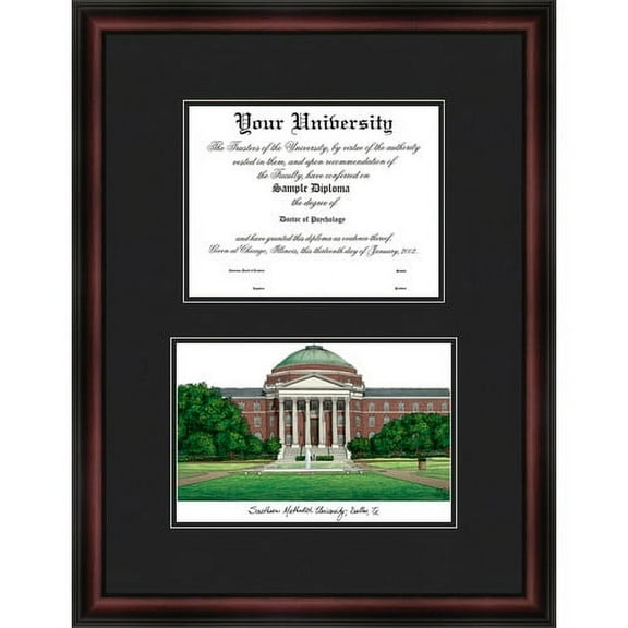 Southern Methodist University 8.5" x 11" Diplomate Diploma Frame