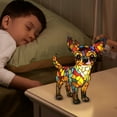thumbnail image 6 of CARRFA Dog Series Art Night Light, Chihuahua Lamp, Vintage Stained Resin Tabletop Night Light, Cute Pet Dog Themed LED Table Lamp for Home Office Decor Gifts for Adults Kids, 6 of 9